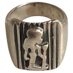 Hans Hansen Sterling Silver Ring
