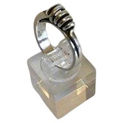Hans Hansen Sterling Silver Ring No 16 by Karl Gustav Hansen