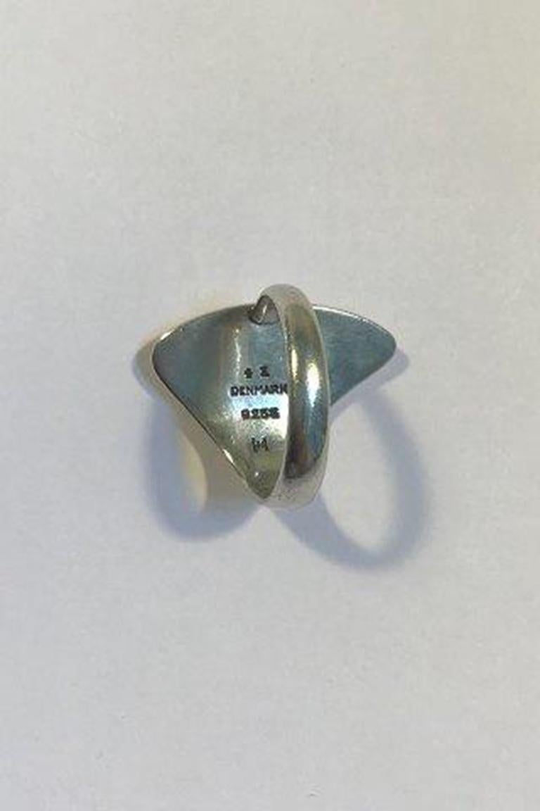 Women's or Men's Hans Hansen Sterling Silver Ring No 41 For Sale