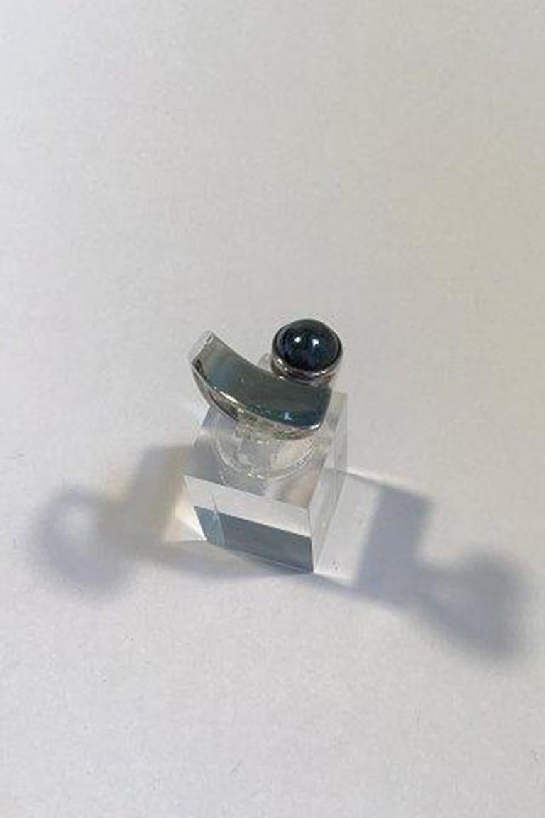 Anello Hans Hansen in argento sterling con ematite in vendita 1