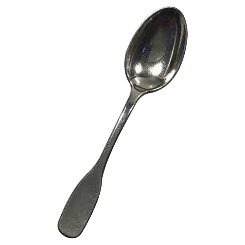 Cuillère à thé en argent sterling «usanne » de Hans Hansen en vente