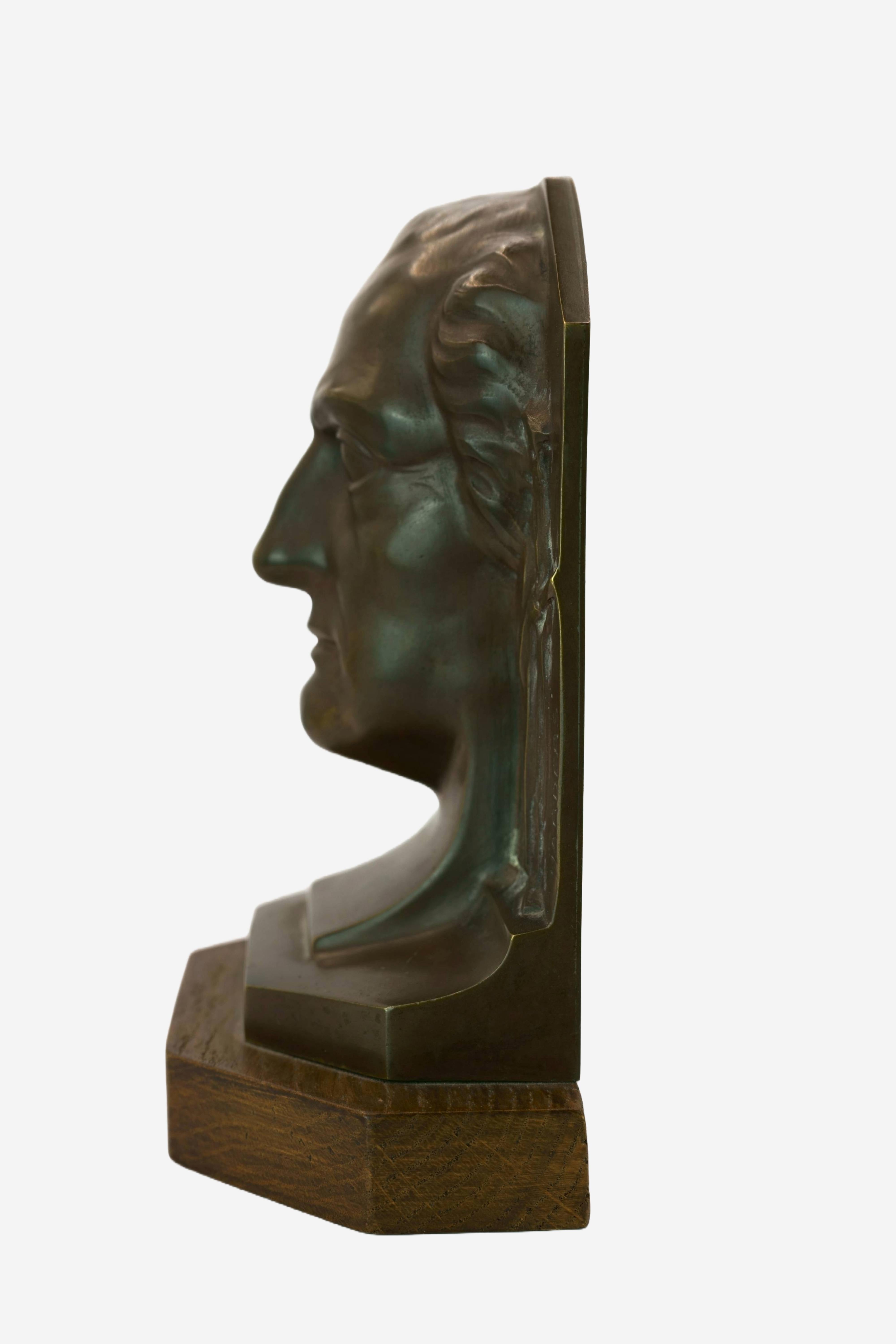 Goethe / - Il testamento di Goethe - - Sculpture Art Déco di Hans Harders