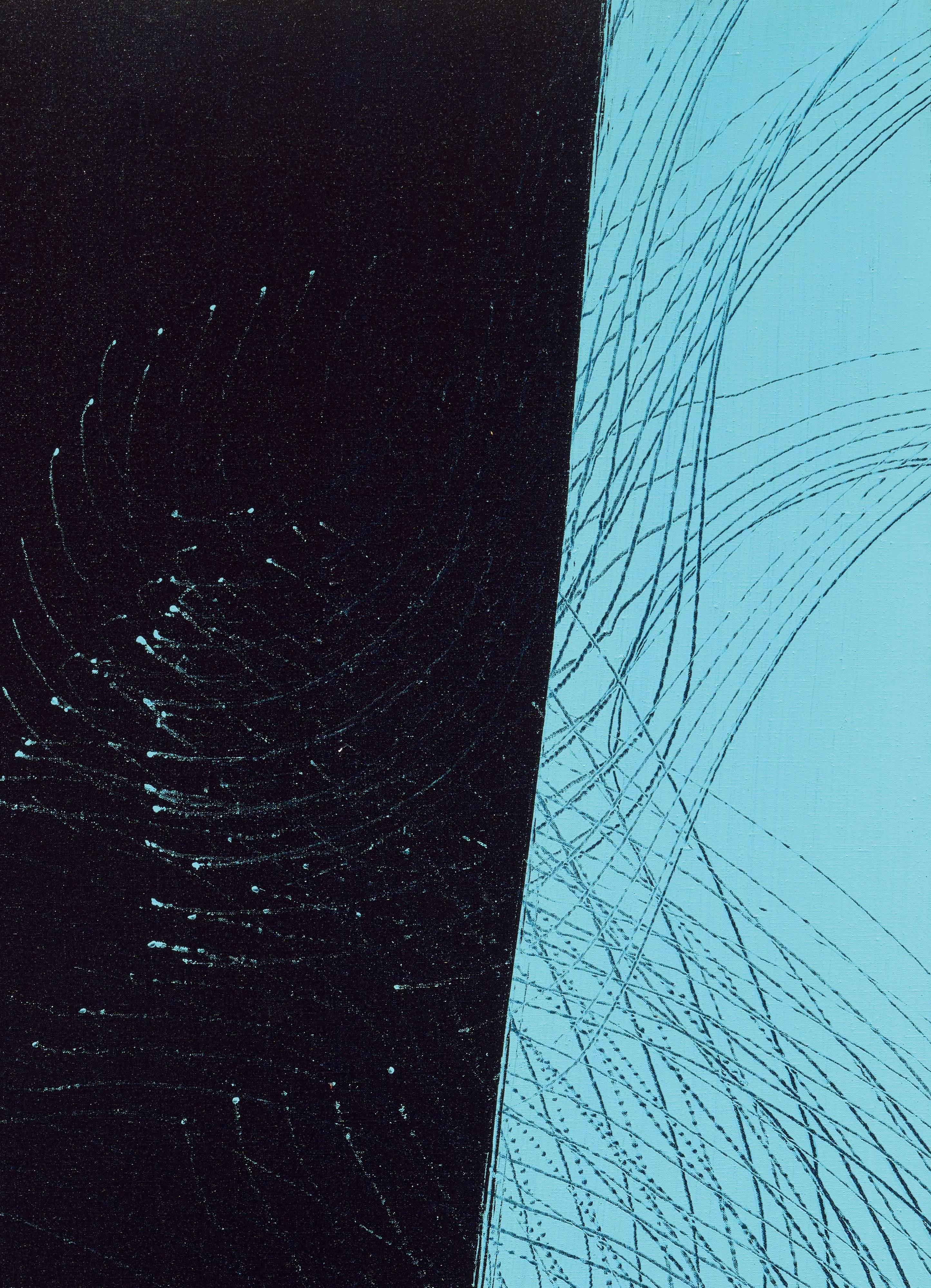 Senza titolo (Bezeichnet T1969-H29. 1969.) - Abstract Painting Nero di Hans Hartung