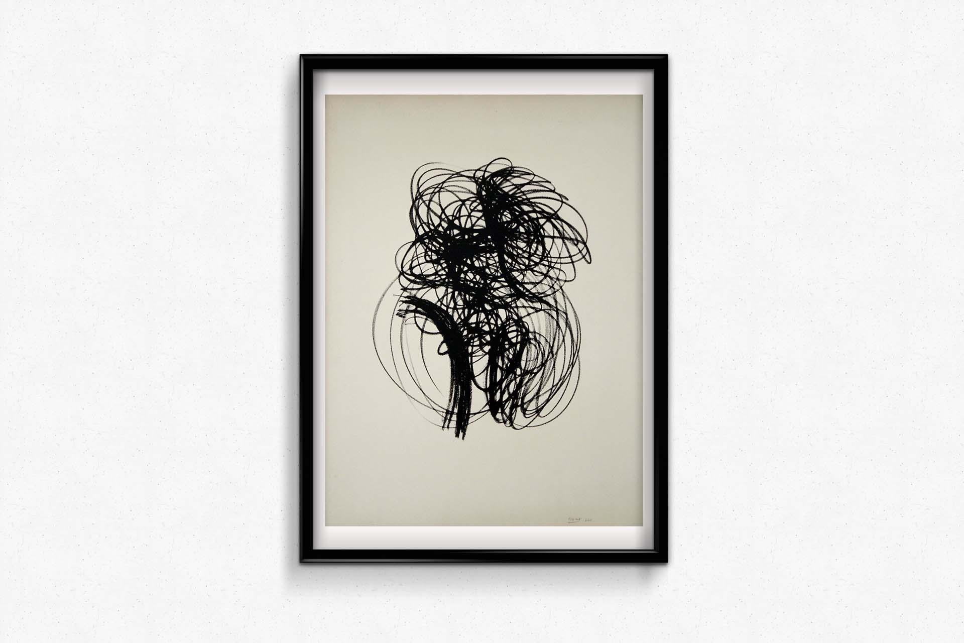 1958 original lithography by Hans Hartung L41 from the catalog raisonné For Sale 1