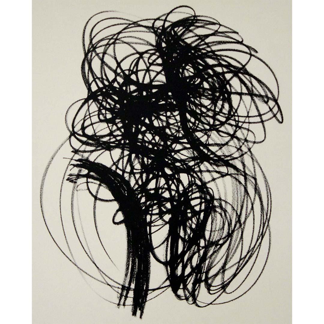 1958 original lithography by Hans Hartung L41 from the catalog raisonné For Sale 2