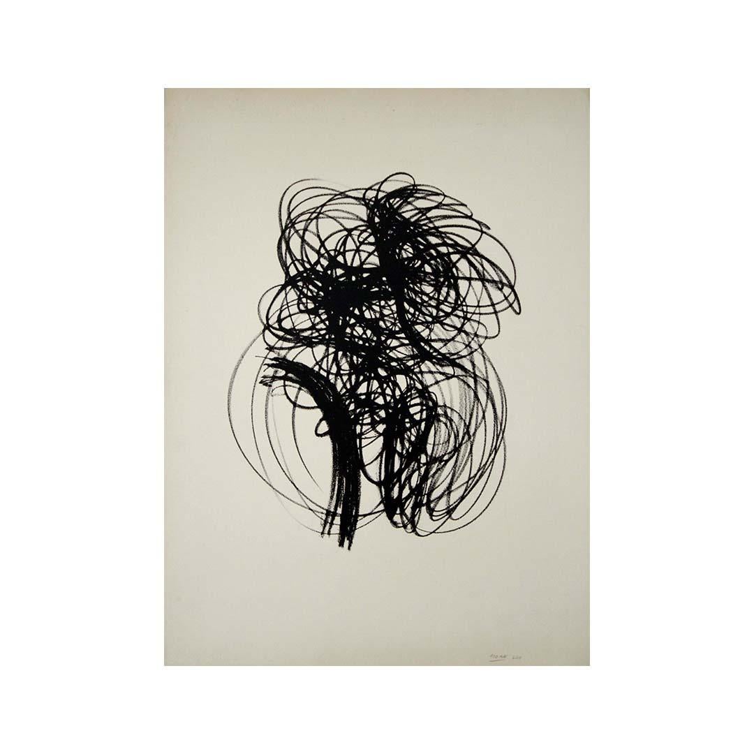 1958 original lithography by Hans Hartung L41 from the catalog raisonné For Sale 3