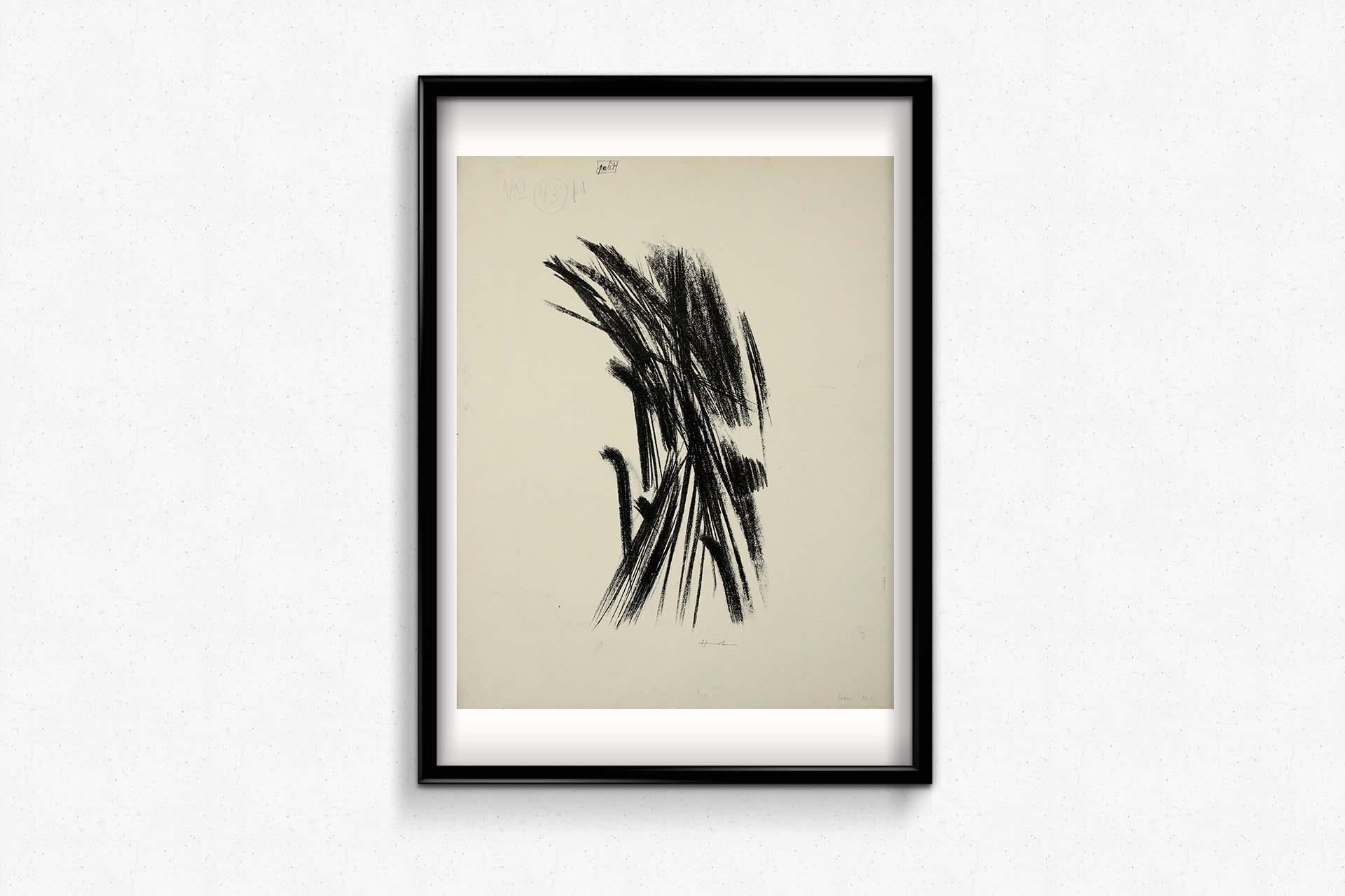 1958 litografia originale di Hans Hartung L43 dal catalogo ragionato in vendita 1