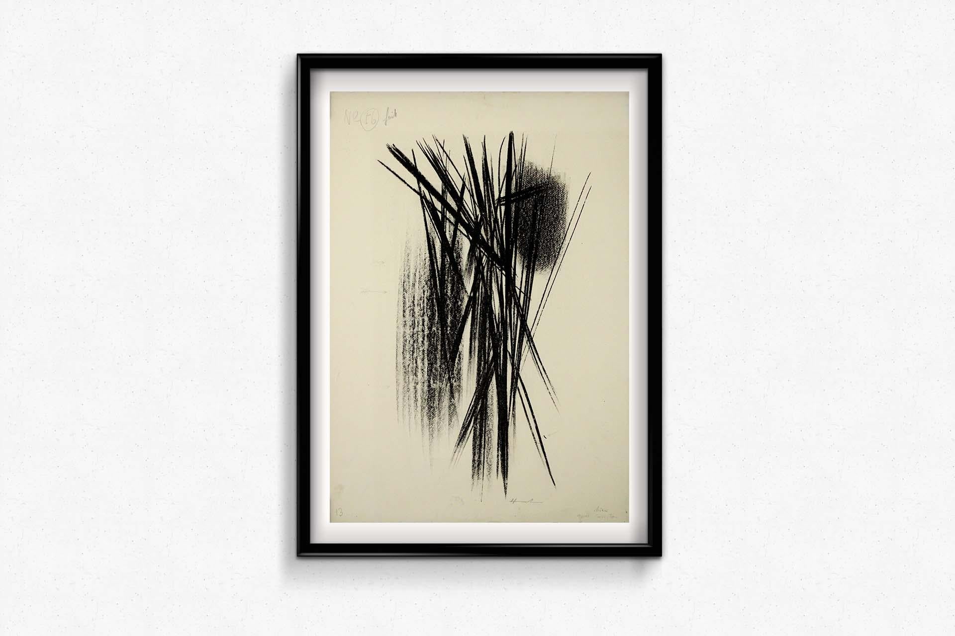 1958 litografia originale di Hans Hartung L56 dal catalogo ragionato in vendita 1
