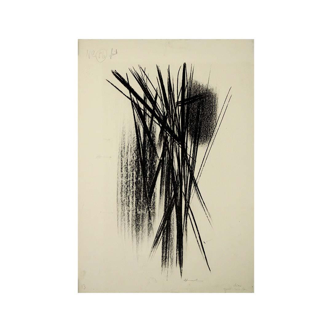 1958 litografia originale di Hans Hartung L56 dal catalogo ragionato in vendita 3