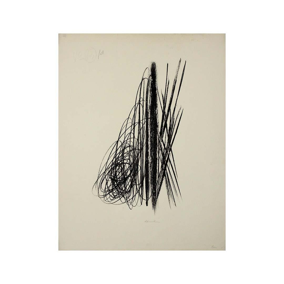 1958 litografia originale di Hans Hartung L60 dal catalogo ragionato in vendita 3
