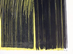 Black and Yellow Composition - Lithograph (Olympic Games Munich 1972)