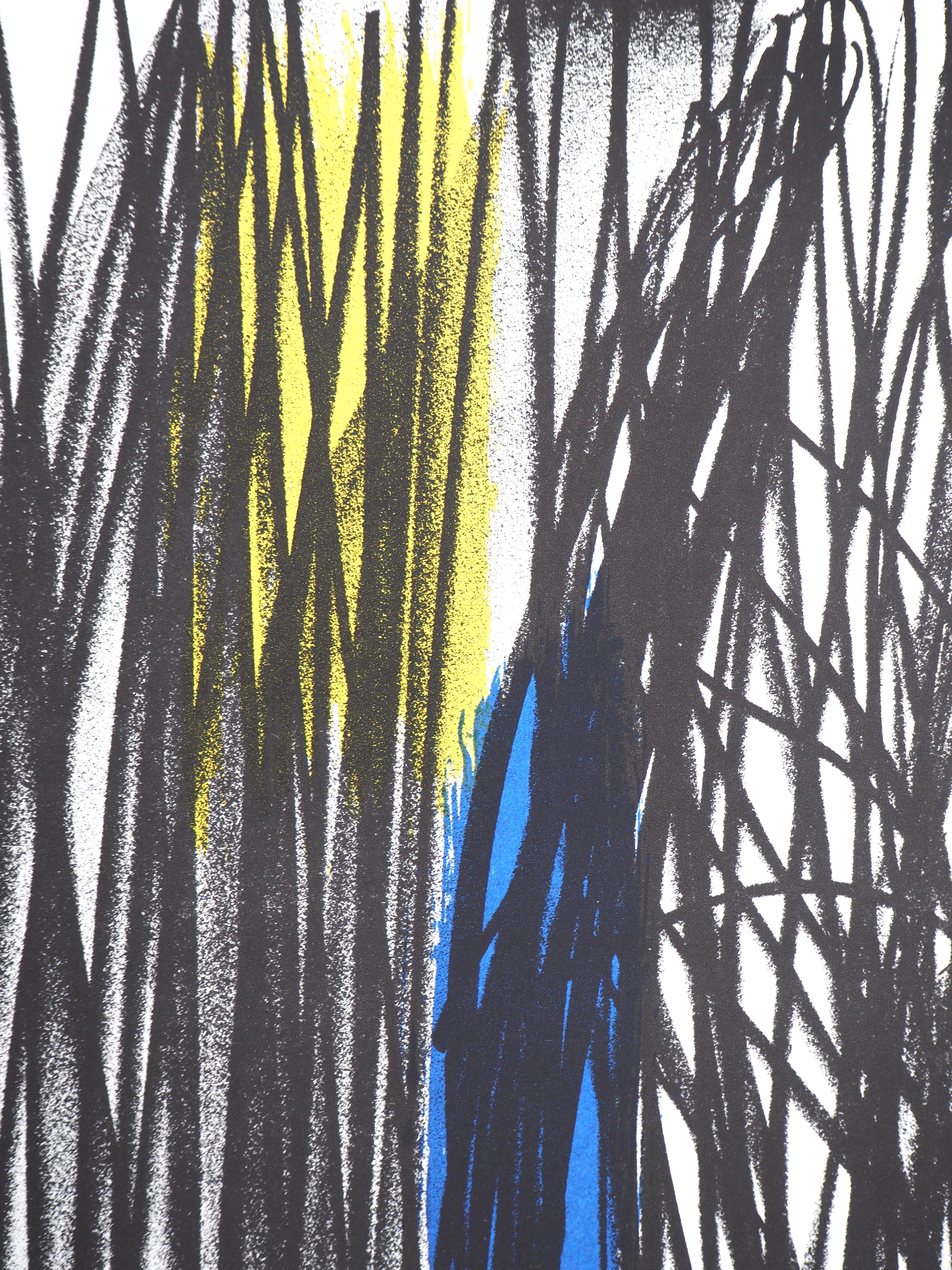 Composition, Société internationale d'art XXe siècle - Print by Hans Hartung