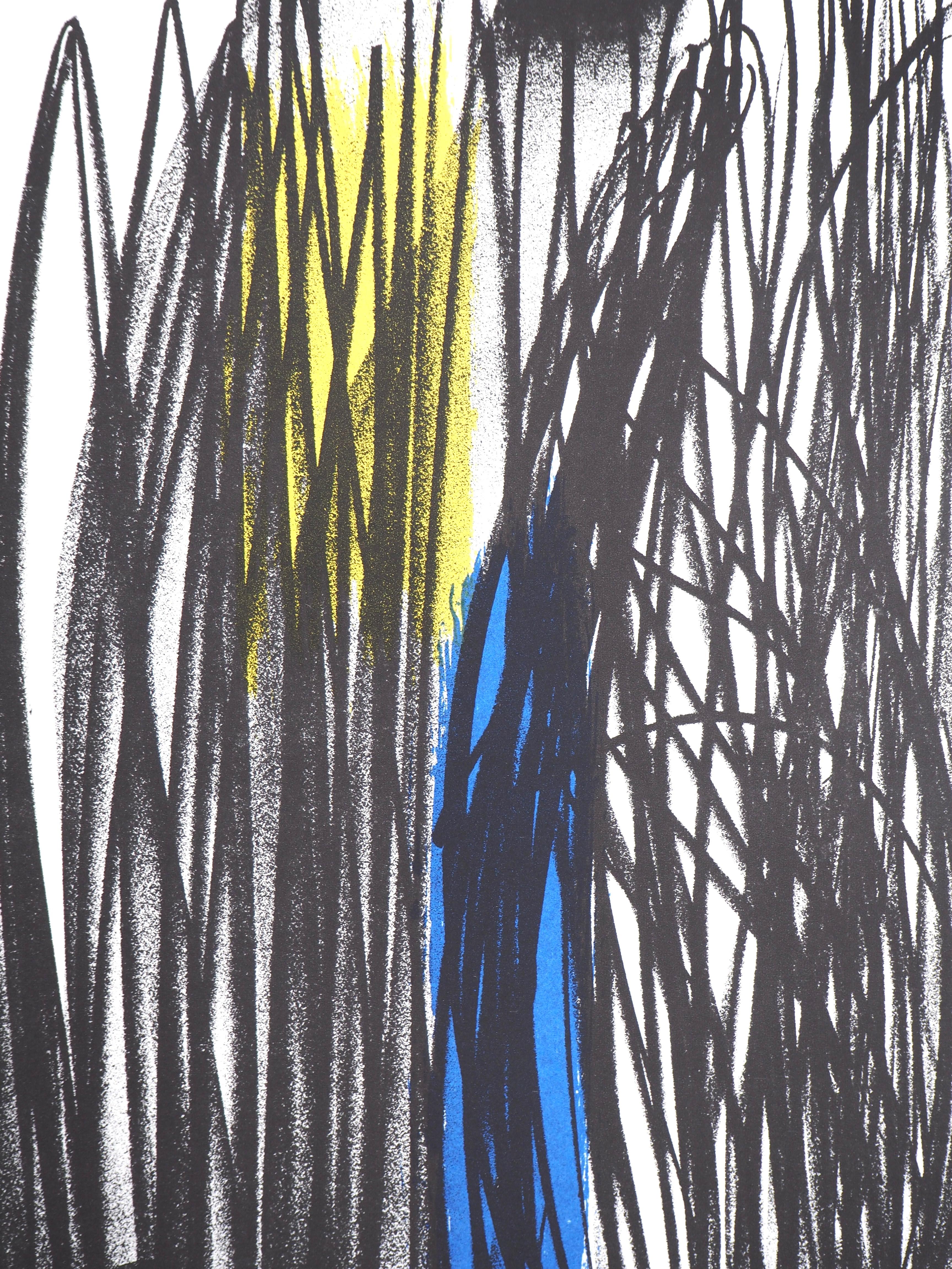 Composition, Société internationale d'art XXe siècle - Modern Print by Hans Hartung