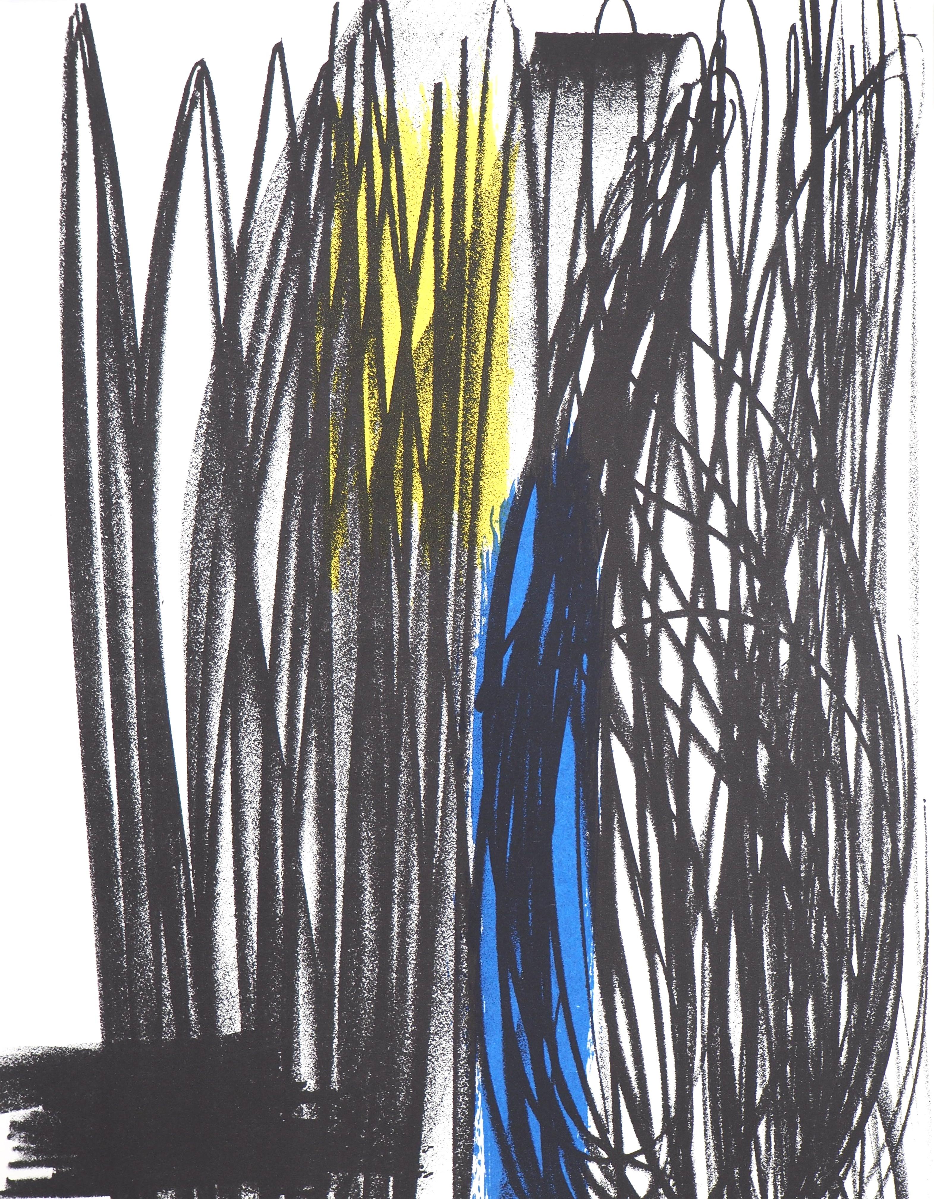 Hans Hartung Landscape Print - Composition, Société internationale d'art XXe siècle