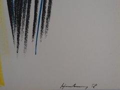 Composition with Lines - Original lithograph, Mourlot 1959