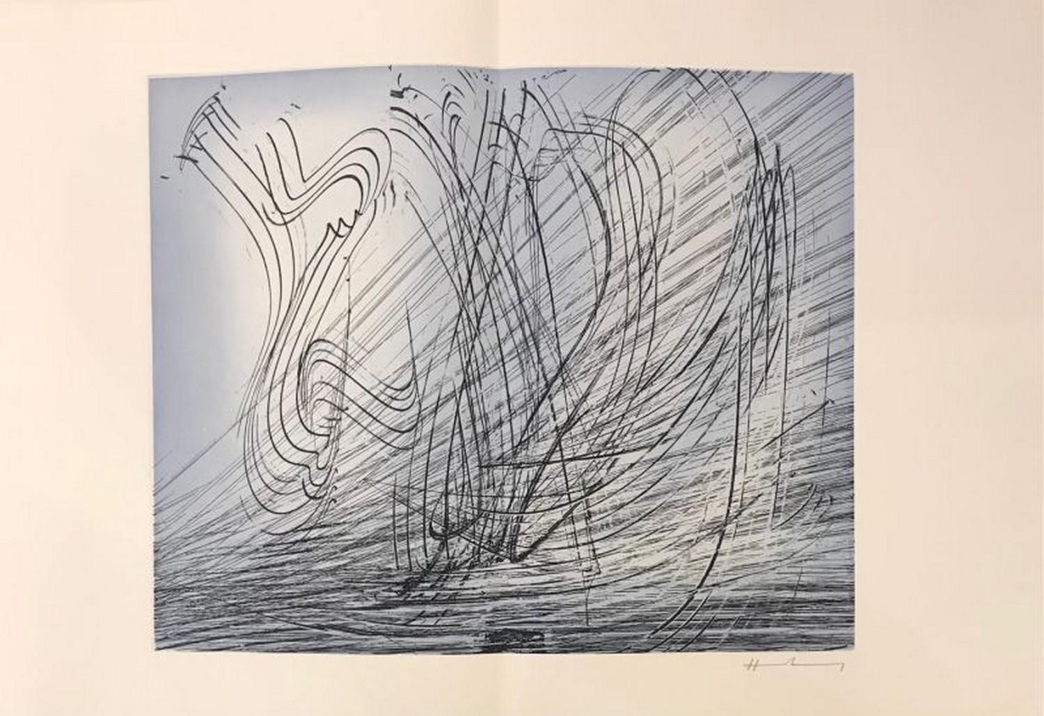 Hans Hartung Abstract Print - Élégie des Alizés / G 1978-10