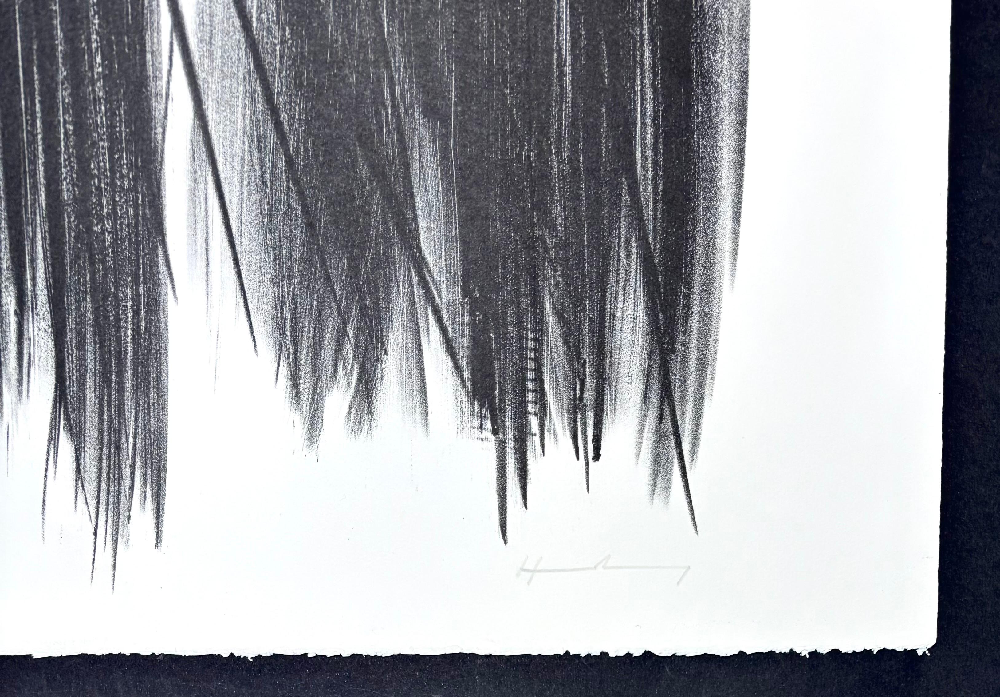 Hans Hartung (1904 - 1989) - L 105 - Litografia su carta Arches - 1963 in vendita 7