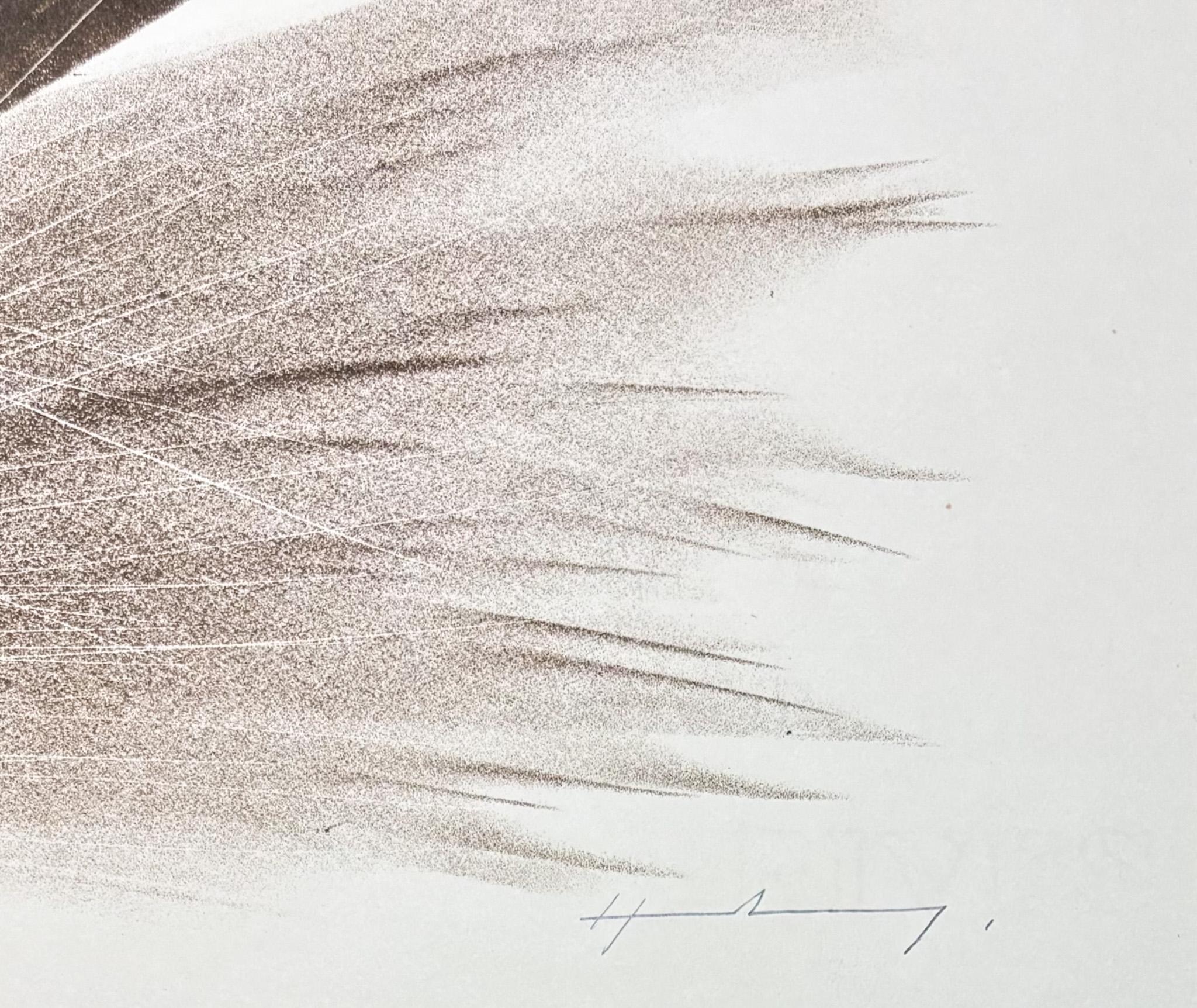 Hans Hartung (1904-1989) - L 112 - Lithographie sur papier vélin BFK Rives - 1964 en vente 3