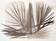 Hans Hartung (1904–1989) – L 112 – Lithograph on BFK Rives vellum paper – 1964
