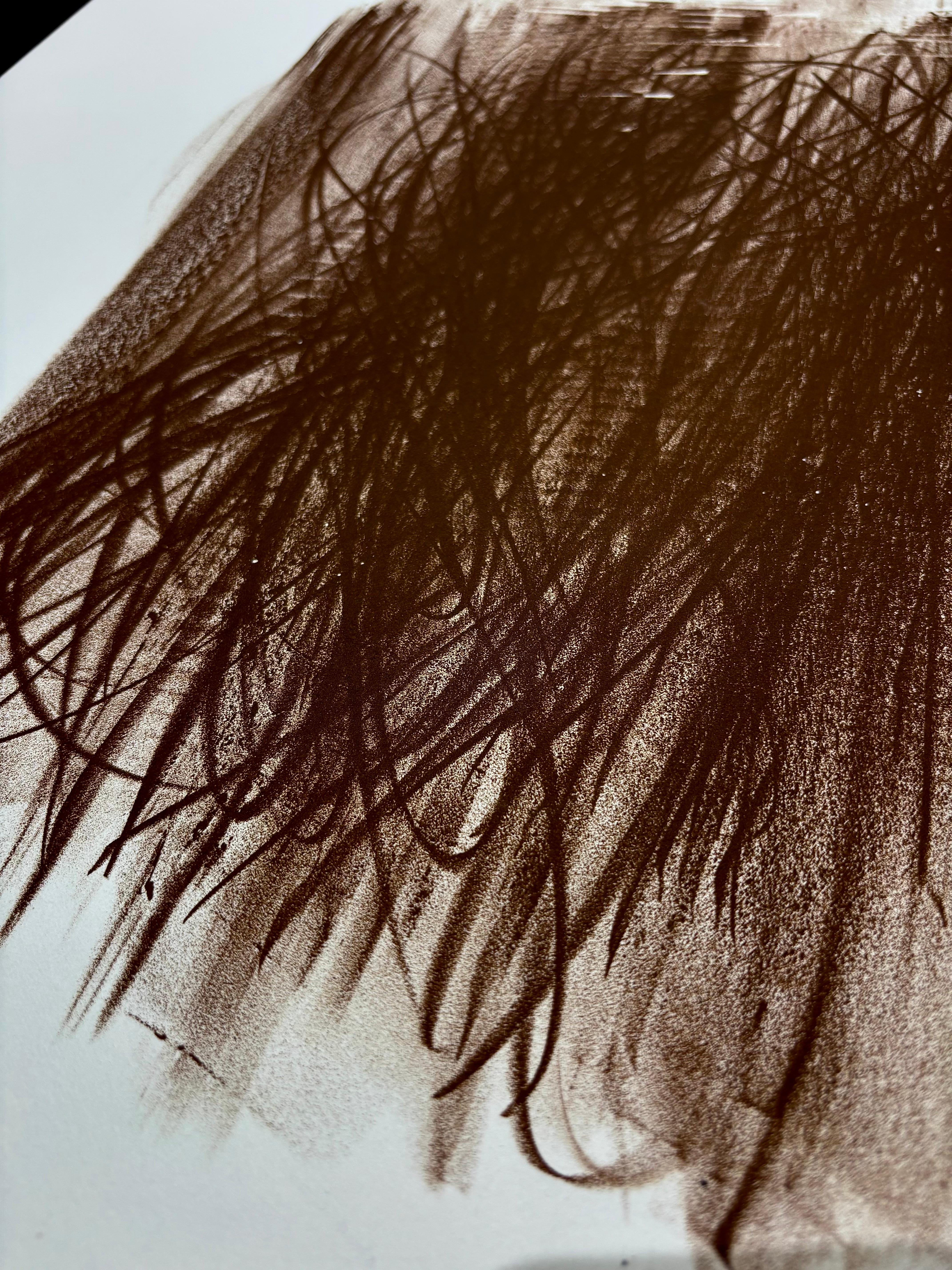 Hans Hartung ( 1904 - 1989) - L 92 - Lithographie sur papier BFK Rives - 1963 en vente 3