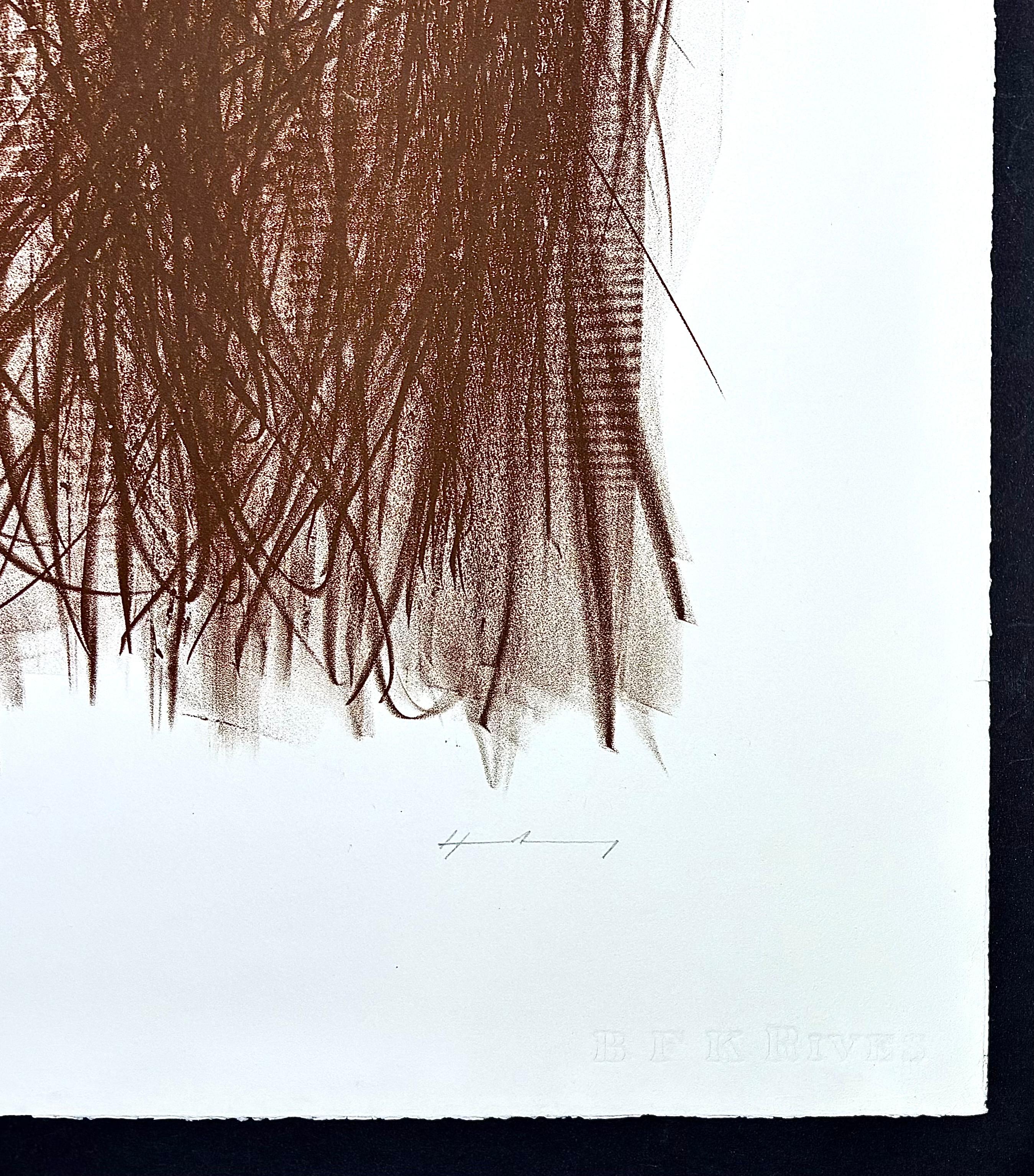 Hans Hartung ( 1904 - 1989) - L 92 - Lithographie sur papier BFK Rives - 1963 en vente 5