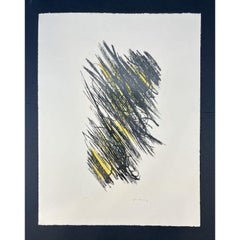 Hans Hartung - L 25 - Hand-Signed Lithography, 1957