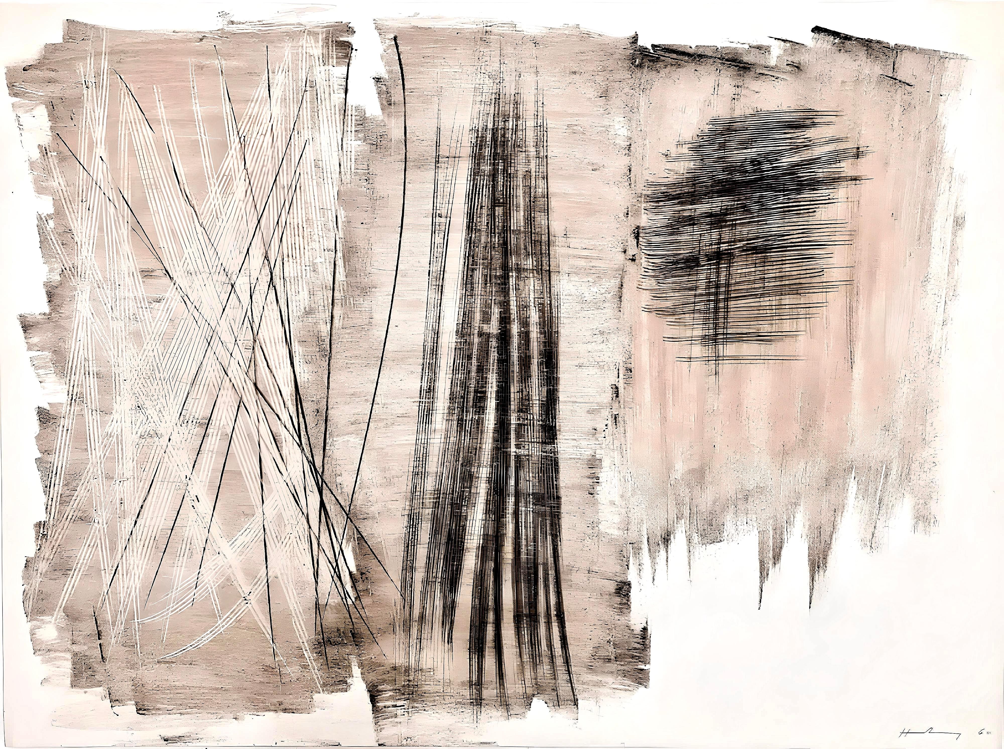 Hartung, Composition, Hans Hartung, Peintres d'aujourd'hui (après)