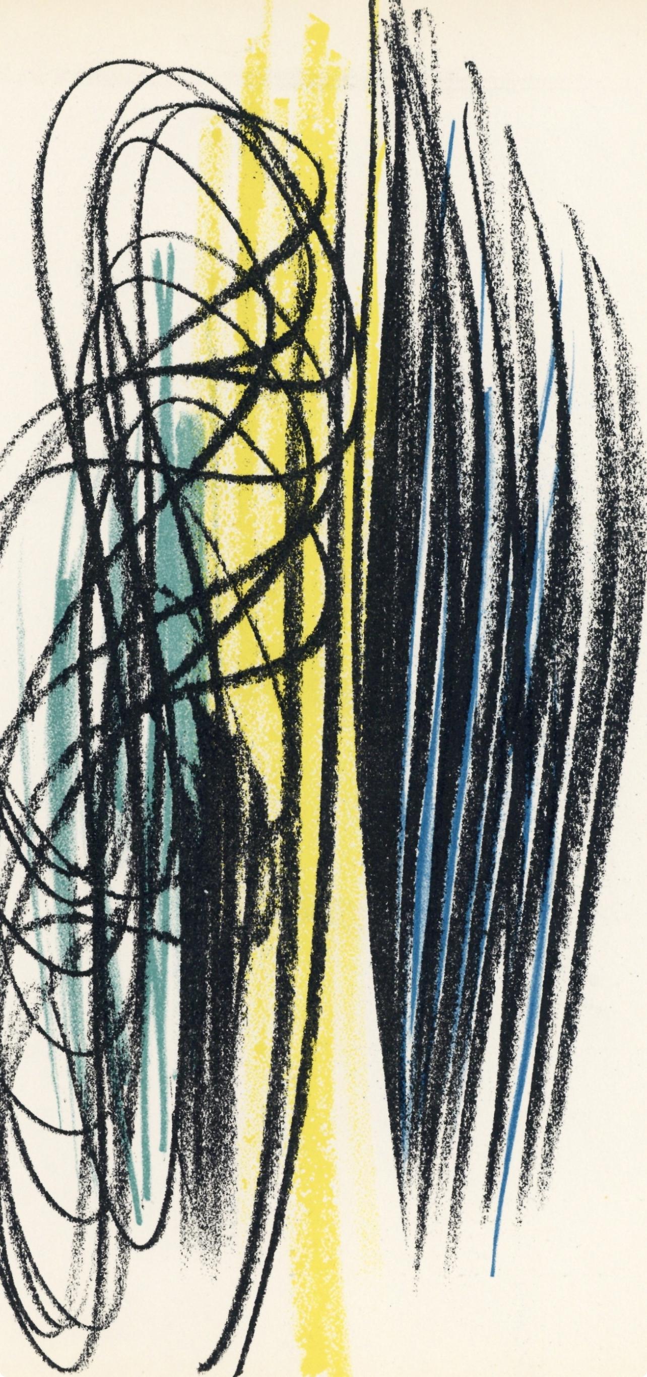 Hartung, Komposition, XXe Siècle (nach) – Print von Hans Hartung