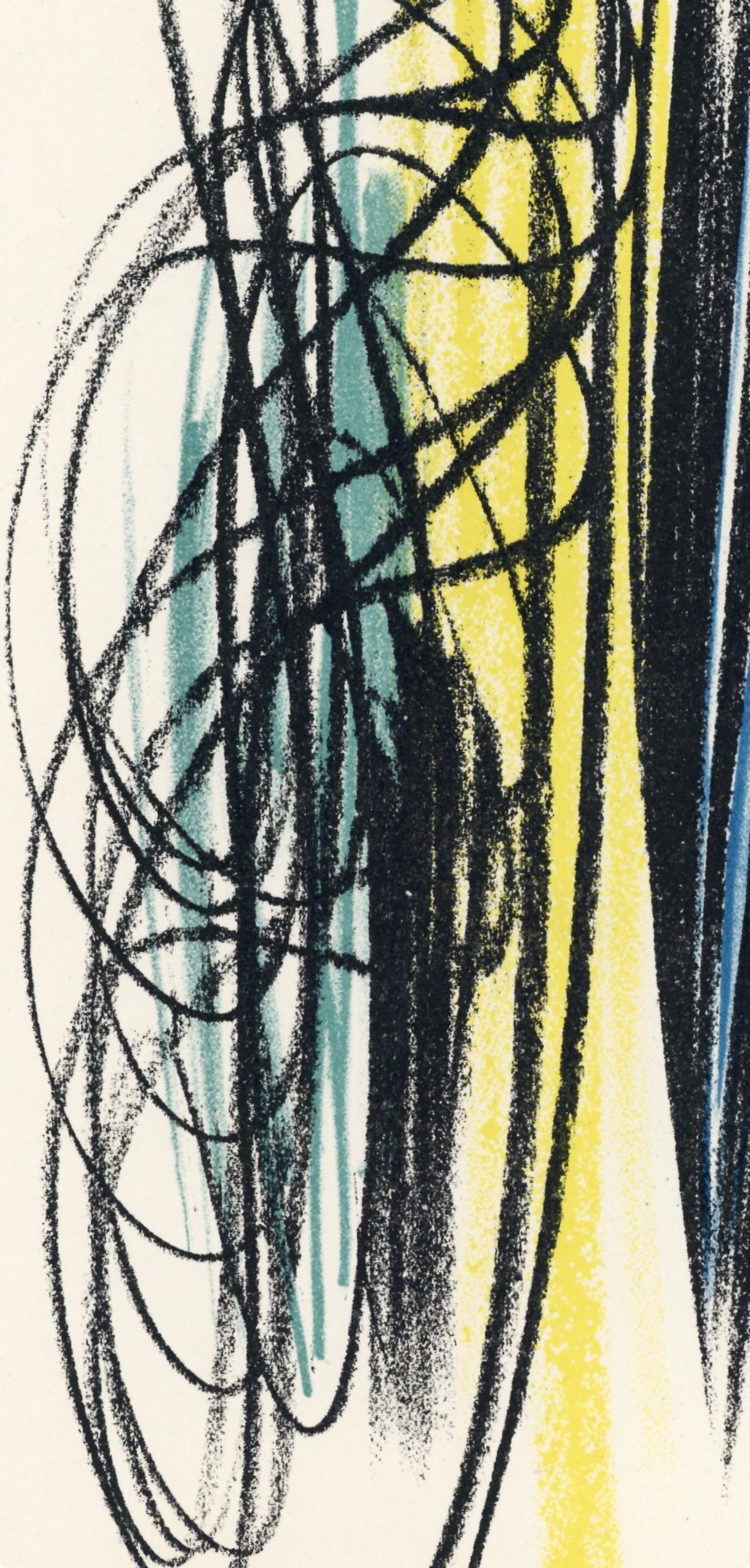 Hartung, Komposition, XXe Siècle (nach) (Moderne), Print, von Hans Hartung