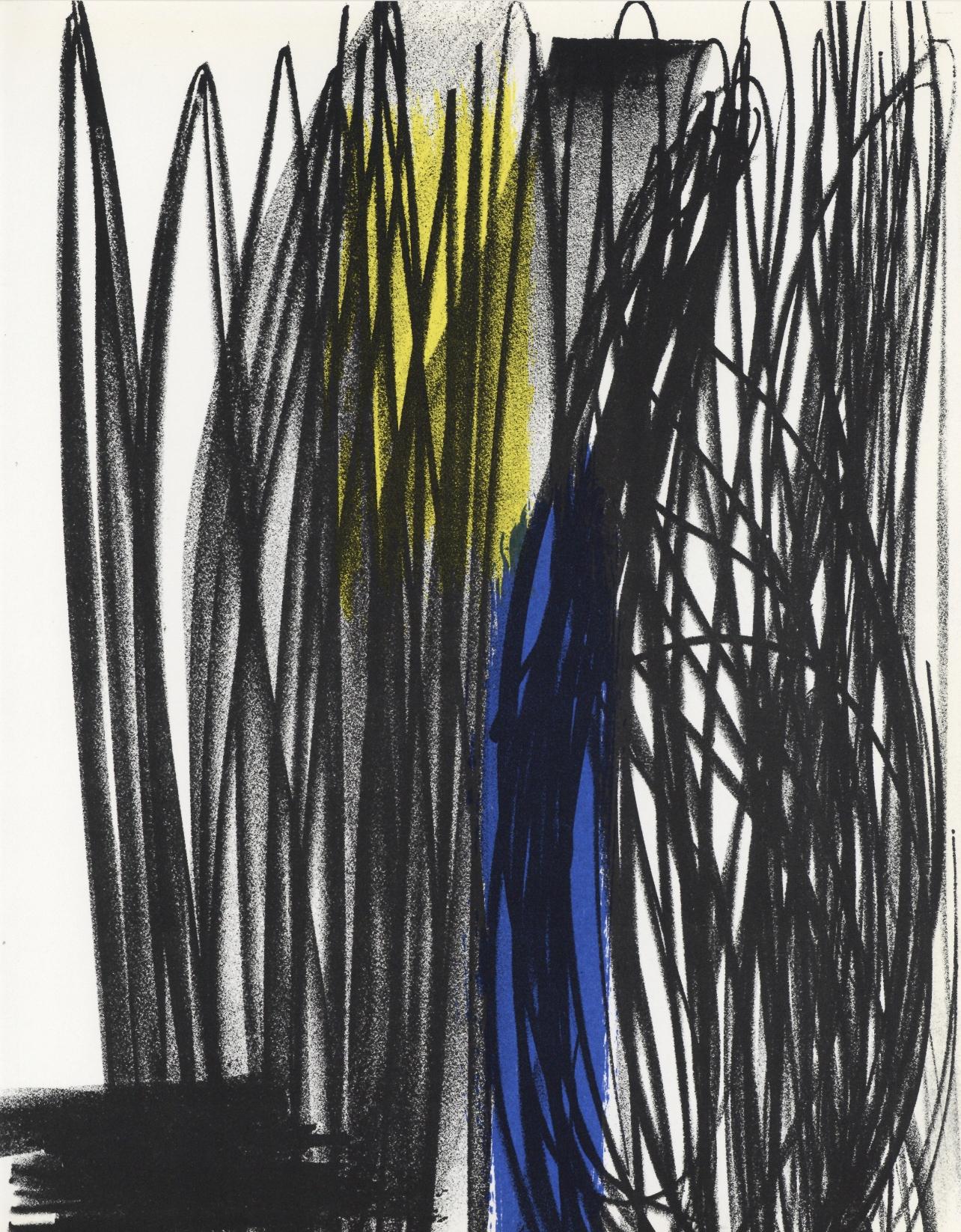 Hans Hartung Abstract Print - Hartung, Composition, XXe Siècle (after)