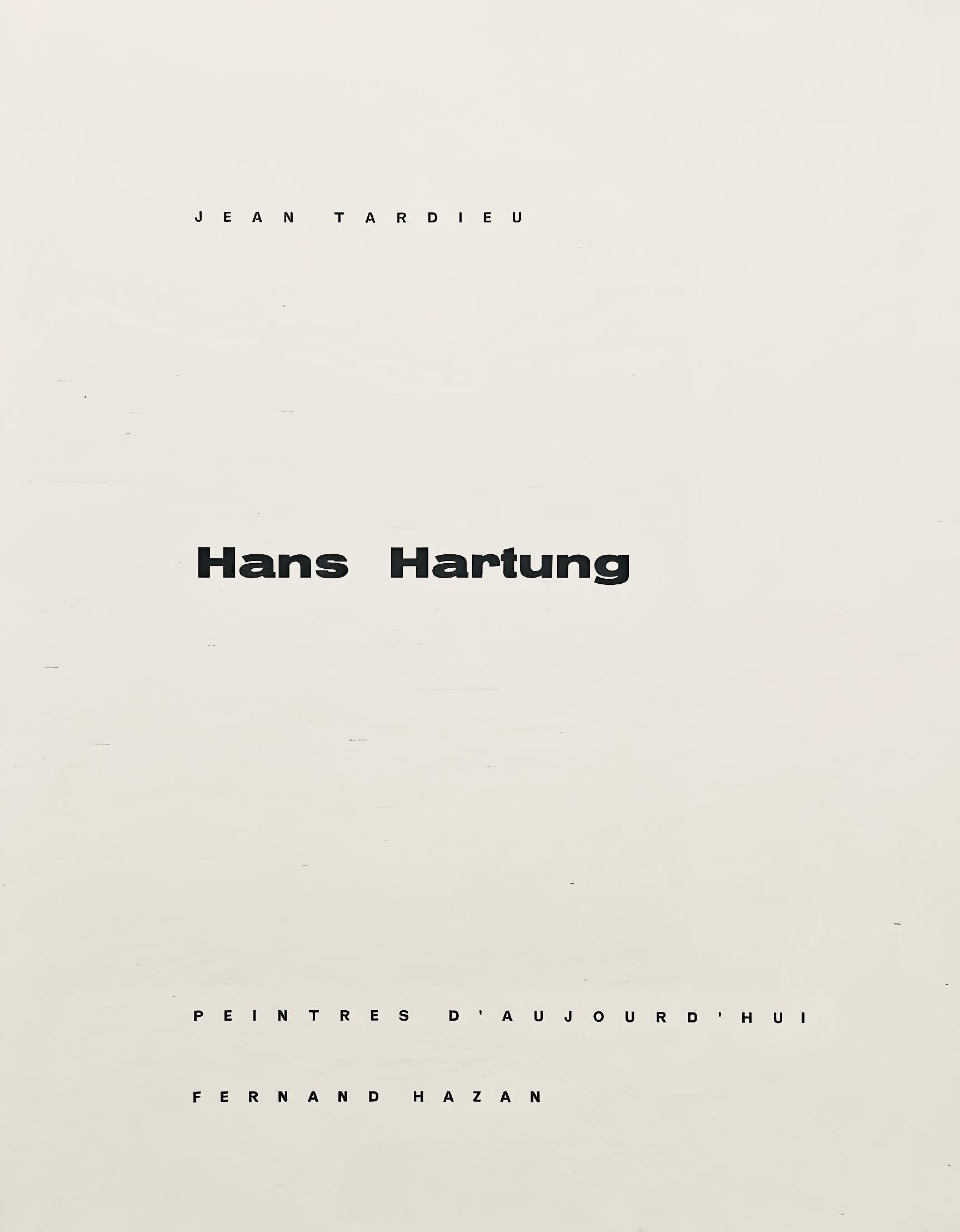 Hartung, P. 1957-81, Hans Hartung, Peintres d'aujourd'hui (after) For Sale 4