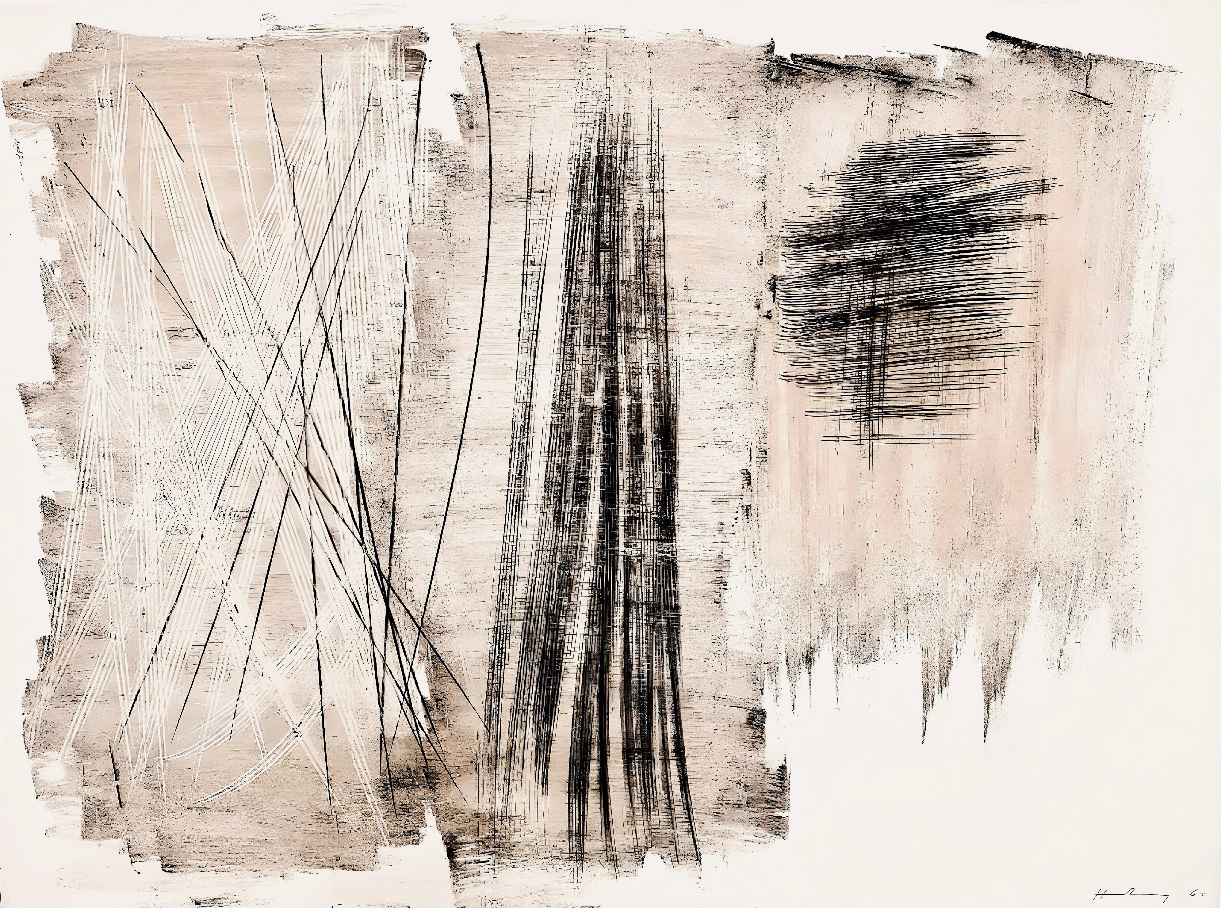 Hartung, P. 1960-165, Hans Hartung, Peintres d'aujourd'hui (after)