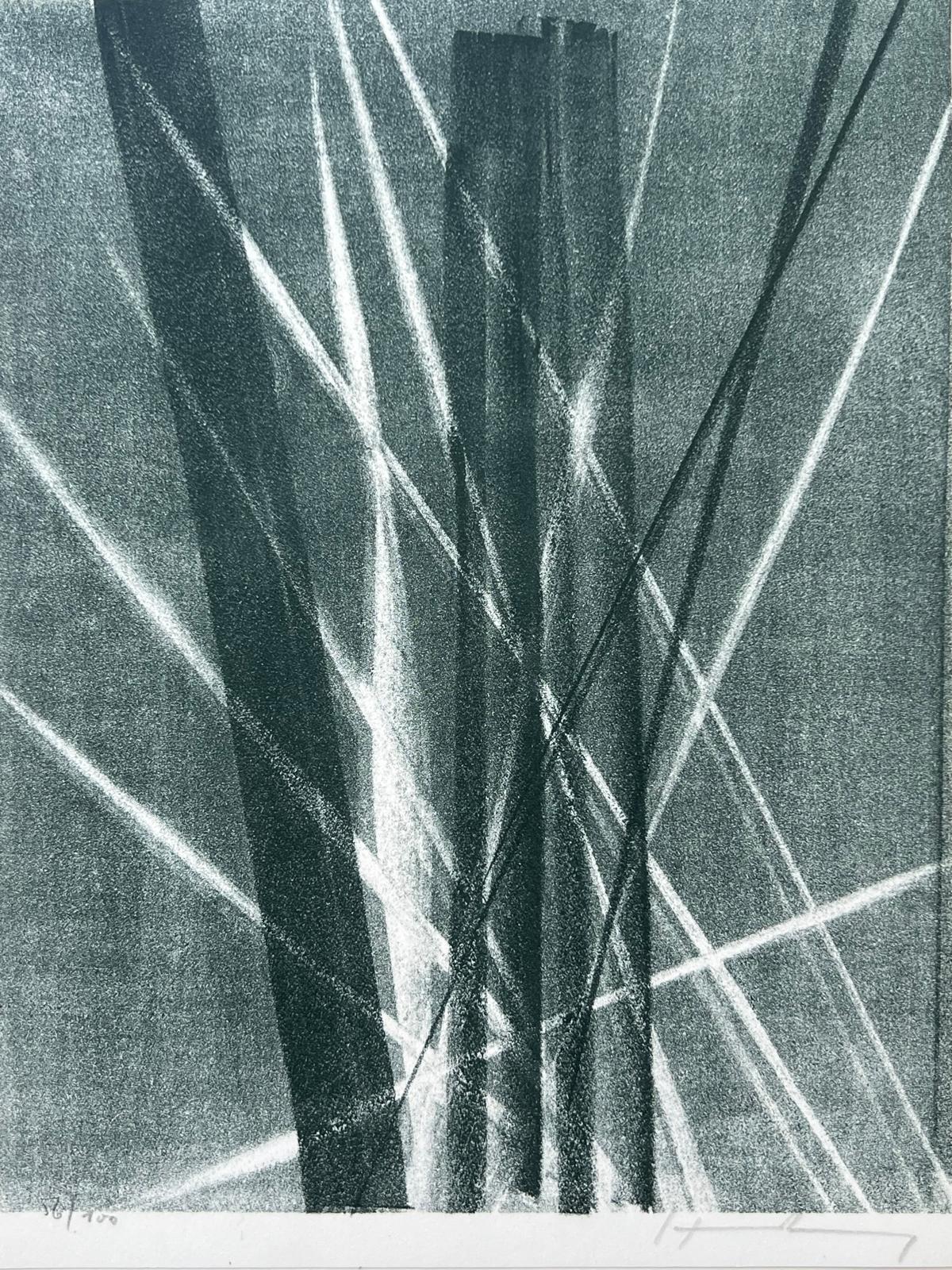 Hans Hartung Abstract Print - Homage to Hans Arp