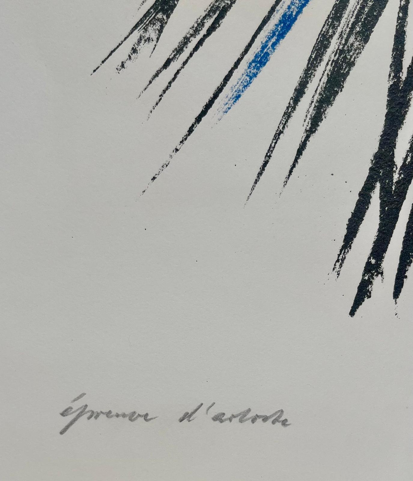 L 23 (Grau), Abstract Print, von Hans Hartung