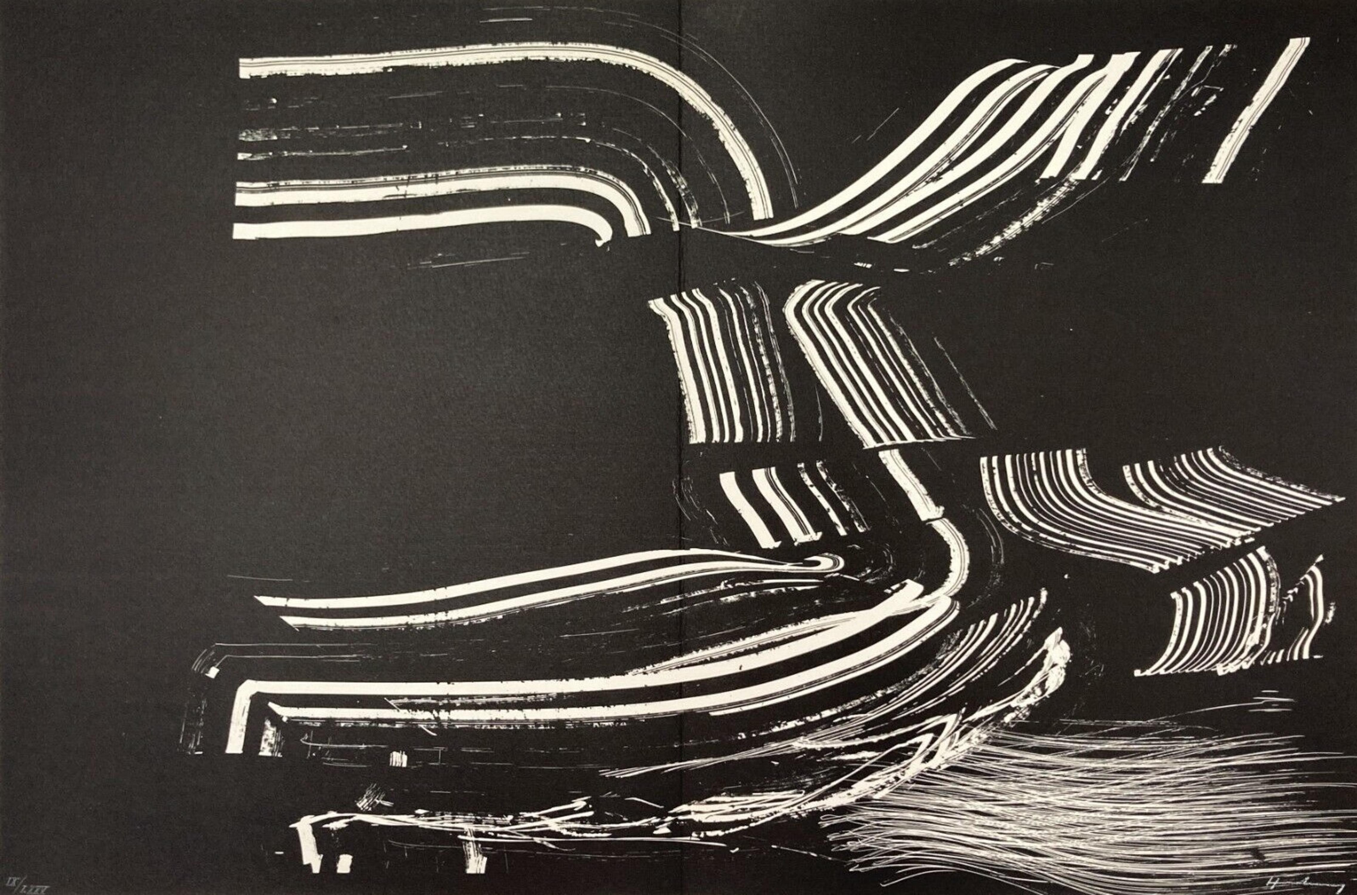 Lithograph XII from Farandole - Print by Hans Hartung