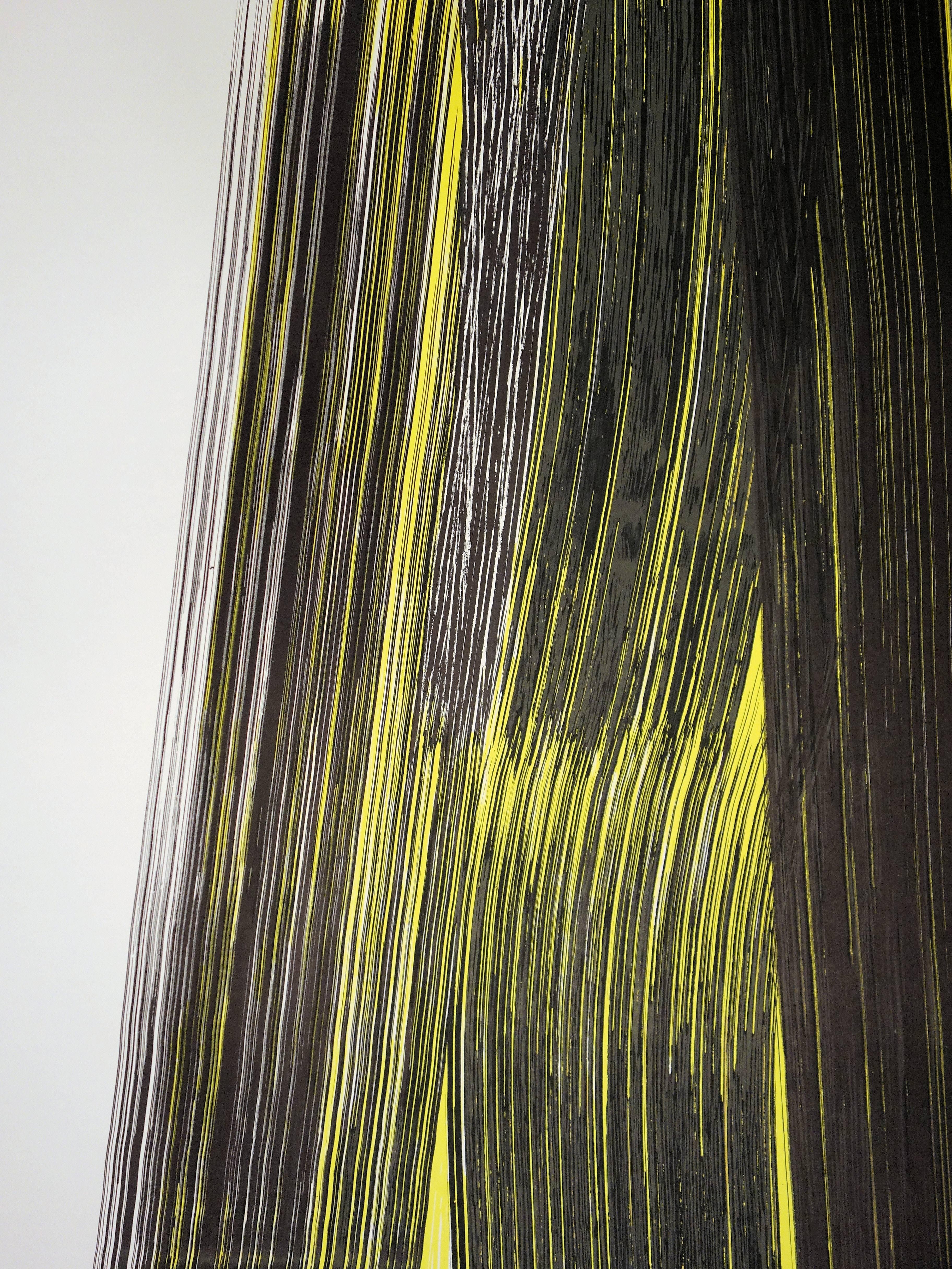 Hans HARTUNG
Black and Yellow Composition

Original Lithograph (Maeght / Arte workshop)
Printed signature in the plate
On paper 101 x 64 cm (c. 40 x 26 inch)
Made for the Olympic Games in Munich, 1972

Excellent condition