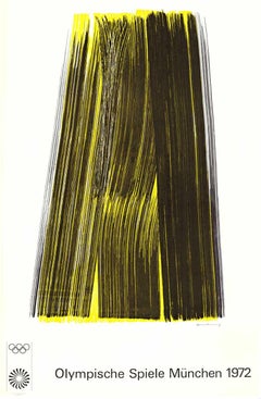 Poster vintage originale delle Olimpiadi di Monaco del 1972 - serie artistica