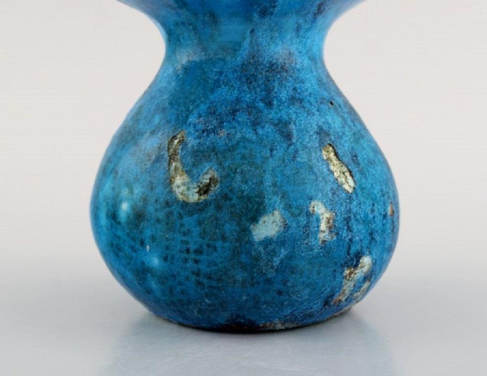 Hans Hedberg, Sweden, Unique Vase in Glazed Ceramics, 1980s In Excellent Condition In Copenhagen, DK