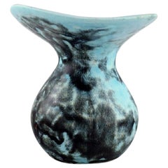 Hans Hedberg, Sweden, Unique Vase in Glazed Ceramics