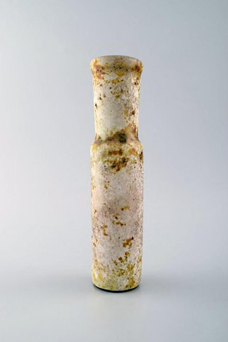 Modern Hans Hedberg Swedish Ceramist, Unique Ceramic Vase