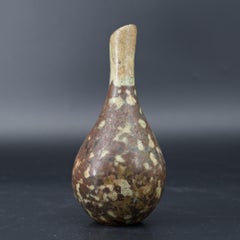 Hans Hedberg: Kleine Keramikvase, Knospen, Schweiz, Französisch, Mid-Century Modern, 1960er Jahre