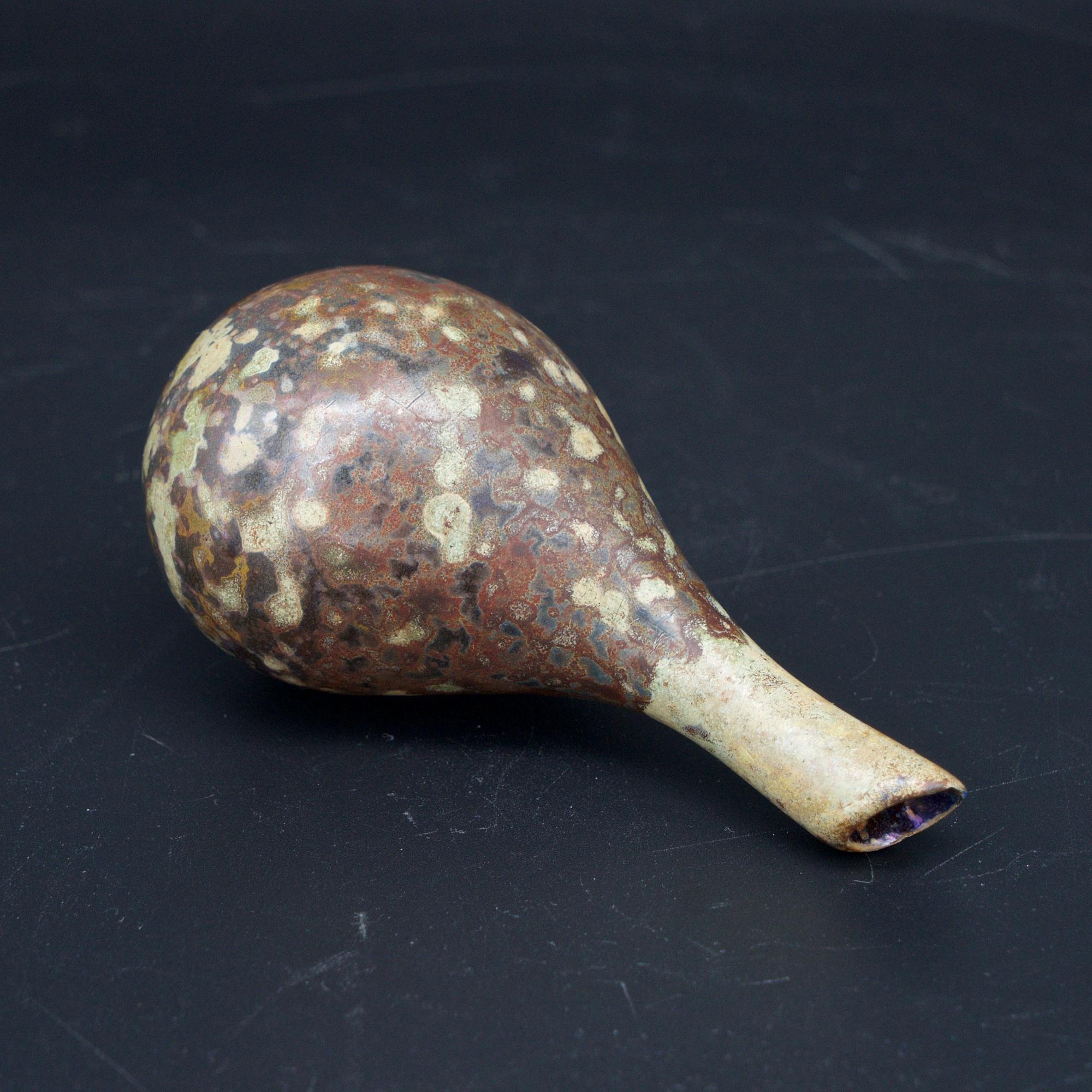 American Hans Hedberg Petite Ceramic Bud Vase Swiss French Mid-Century Modern, 1960s For Sale