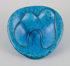 Hans Hedberg, Swedish ceramicist, own studio Biot, France. Unique ceramic bowl.