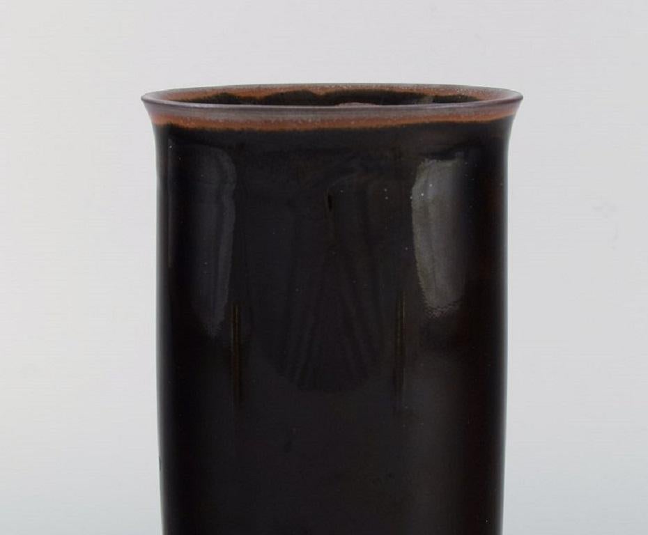 Scandinavian Modern Hans Henrik Hansen for Royal Copenhagen, Vase in Glazed Stoneware, 1930/40's
