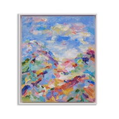 Peinture « Easthills » acrylique sur toile de Hans Henrik Husemann