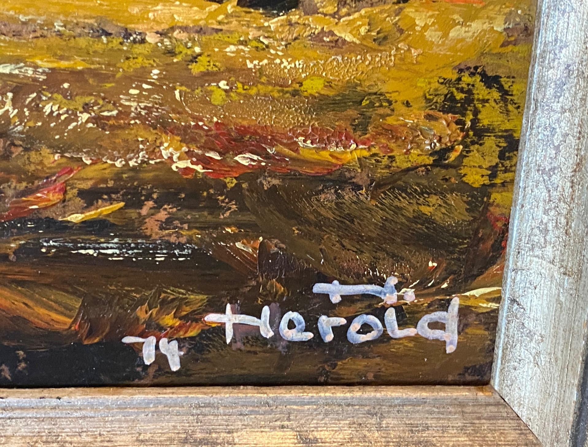 Hans Herold Signiertes Original impressionistisches Ölgemälde der Saskatchewan Prairie, Hans Herold im Angebot 6