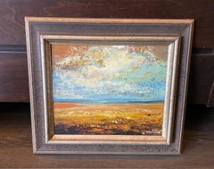 Hans Herold Signed Canadian Impressionistic Oil Painting Saskatchewan Prairie