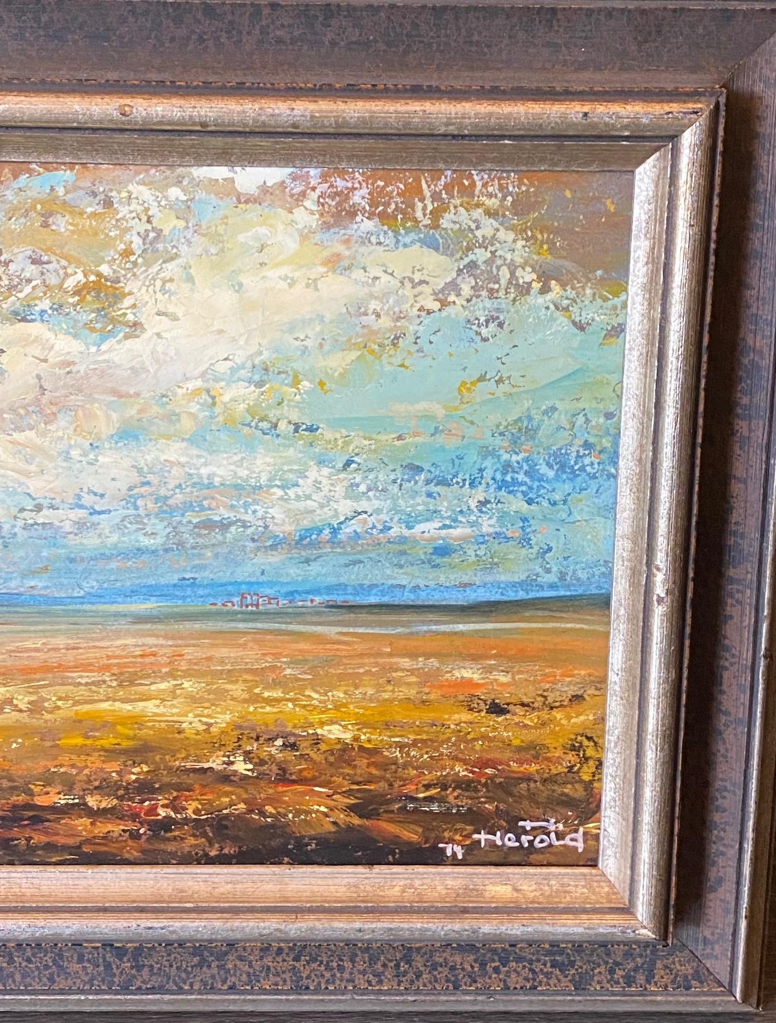 Hans Herold Signiertes Original impressionistisches Ölgemälde der Saskatchewan Prairie, Hans Herold (Ende des 20. Jahrhunderts) im Angebot