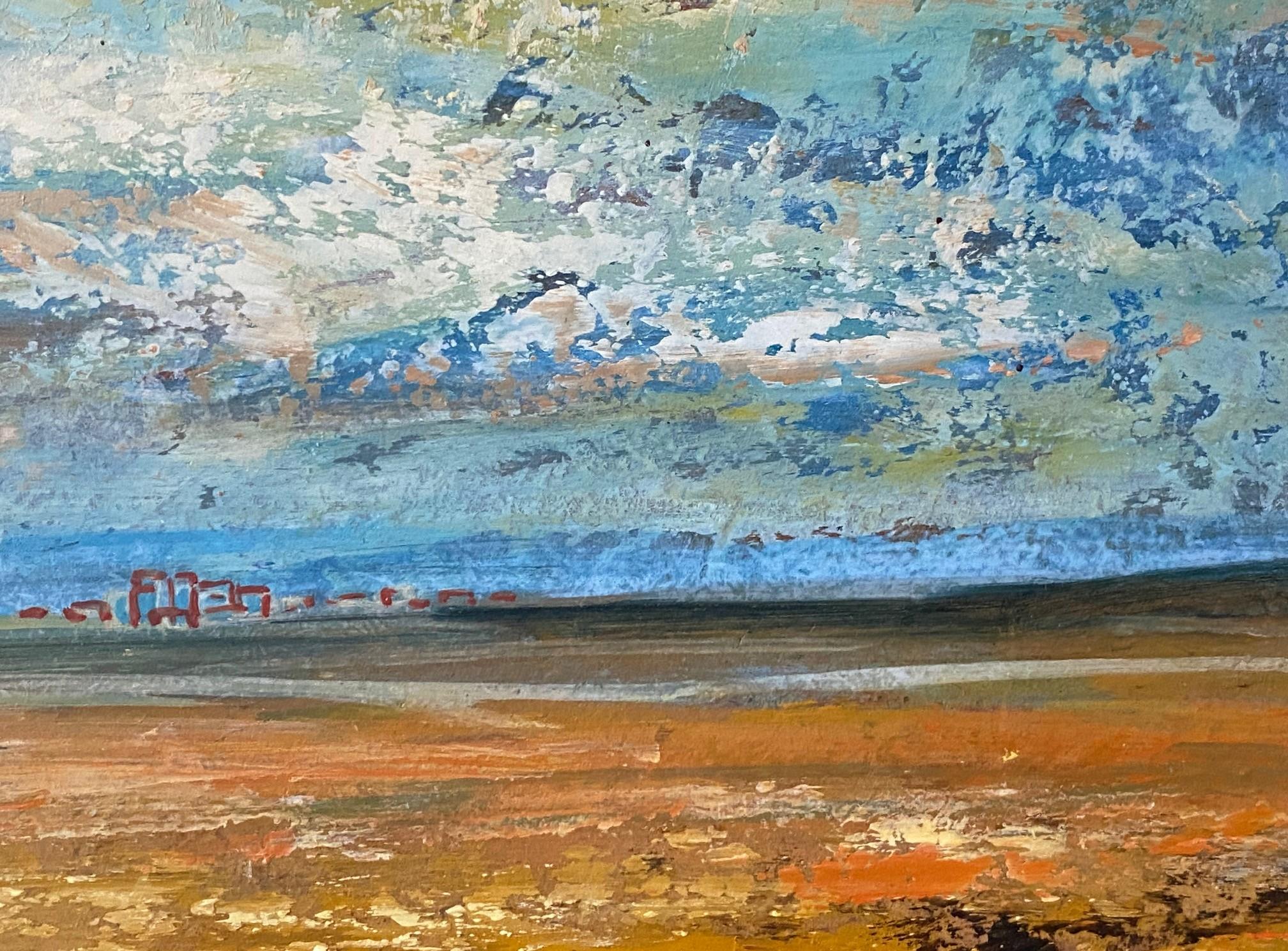 Hans Herold Signiertes Original impressionistisches Ölgemälde der Saskatchewan Prairie, Hans Herold (Holz) im Angebot