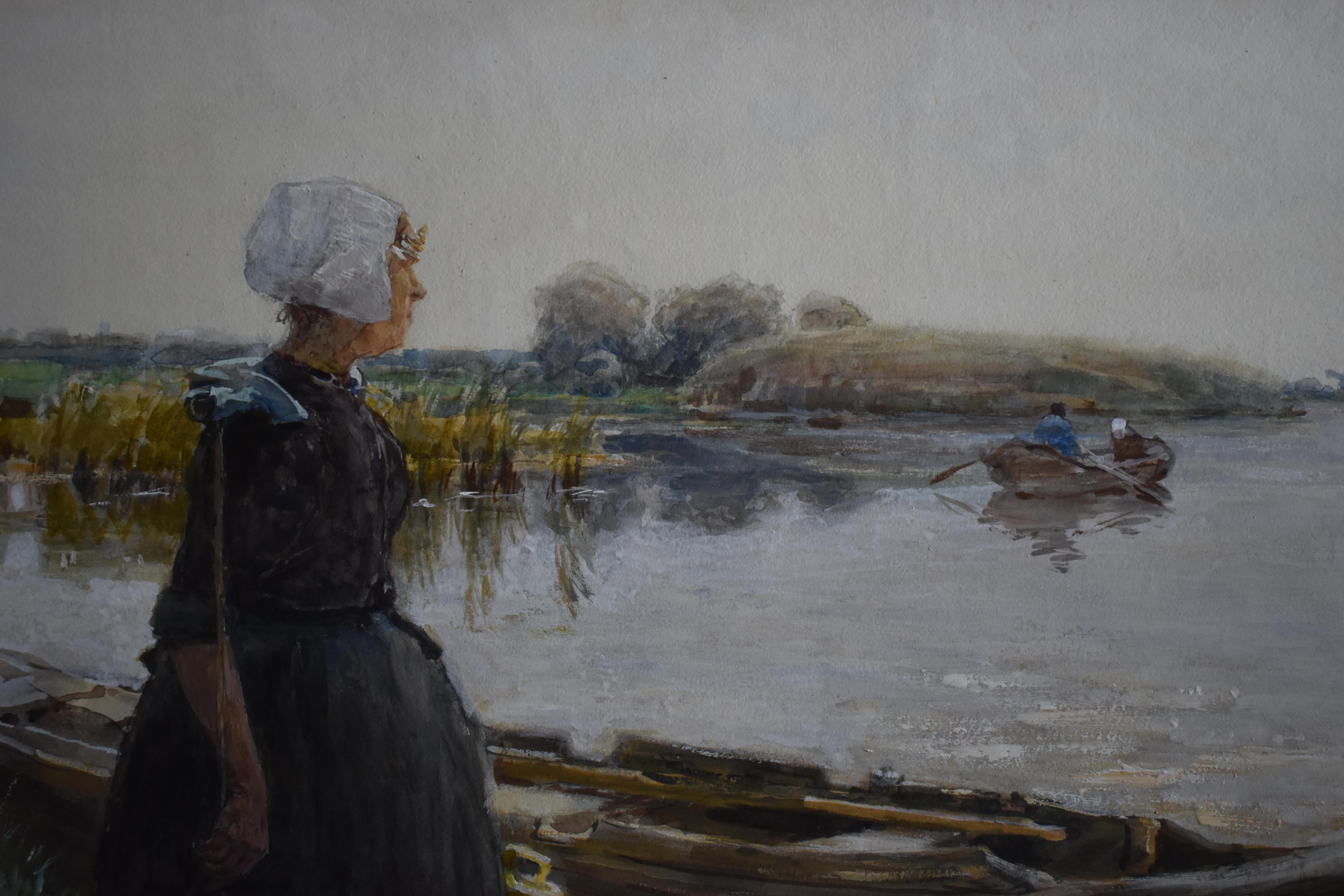 Hans HERRMANN (1858-1942) Watercolour Painting c1900

An exceptional watercolour painting by one of Europe’s leading exponents Hans Herrmann.  Signed, painted on paper, mounted on canvas in around 1900 and presented in its original exhibition